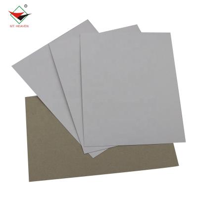 China Anti Curl Cardboard Duplex Board Duplex Board One Side White With Gray Back Gray Board Paper 200-450gsm for sale