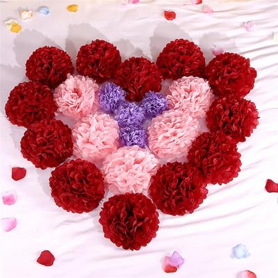 China Wholesale Colorful Festival Tissue Paper Flower Customized Colors Tissue Paper for sale