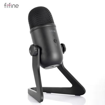 China USB Microphone Fifine K678 USB Microphone Gaming PC Mike Condenser Mic for sale