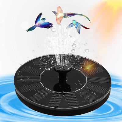 China New Modern Upgraded 6 Nozzle Fountain Solar Water Pump For Outdoor Bird Bath Garden for sale