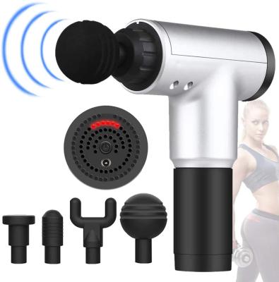 China Body 6 Speed ​​Adjustable Detachable Head Tissue Percussion Deep Tissue Massager Gun For Deep Muscles Relaxation for sale