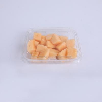 China 100% Food Grade Materials Customize Clear Clamshell Containers Cassette Clamshell Triple PET Salad Clamshell for sale