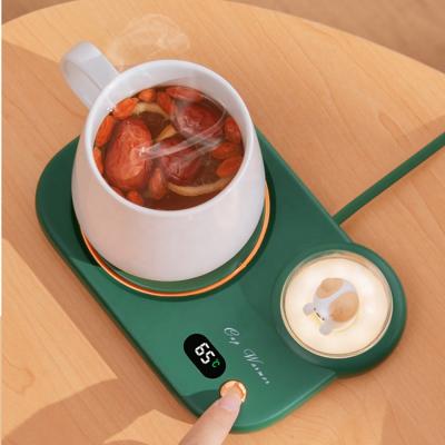 China Plastic Cup Heater Pad for Mugs with Kitty and Night Light for Winter Keep Coffee Milk Warm for sale