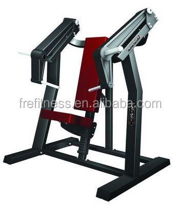 China Flat Loaded Gym Equipment Exercise Machine Weight Fitness Equipment / Slope Chest Free Press Line for sale