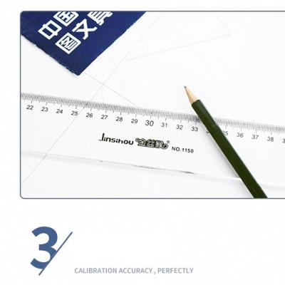 China Durable Professionals Most Popular Clear Customize Plastic Straight Ruler for sale