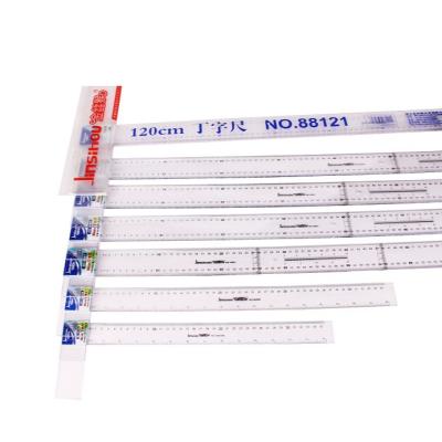 China Durable Aluminum T Square Ruler Woodwork Scriber T Ruler Foil for sale