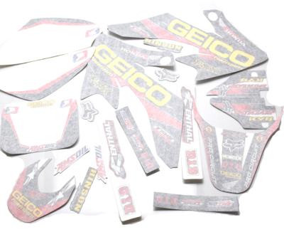 China Sticker Decal CRF50 Graphics For Honda CRF50 Motorcycle Dirt Pit Bike Styling Parts Replacement Part for sale