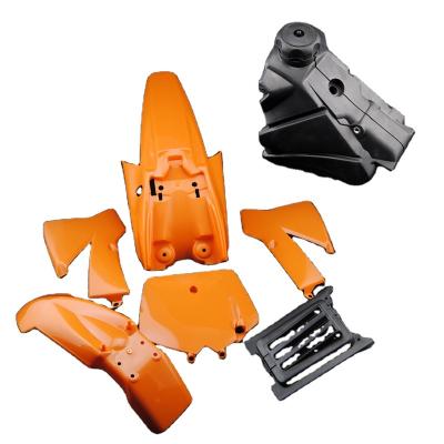 China Shock Absorber Fuel Tank Fairing Cover Orange Plastic For KTM50 50SX 50cc Adventure Top Junior for sale