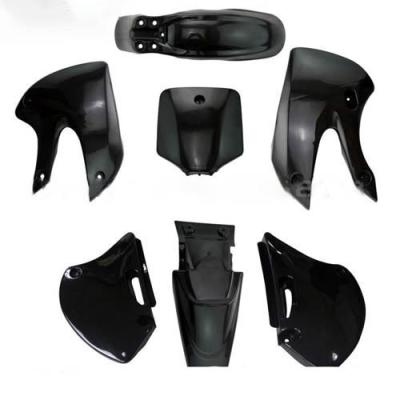 China Plastic Shock Absorber BLACK BBR Fender Kit KITS Cover Full Set FRONT TWO SAME AS KLX110 For MOTO Dirt Bike/Mine Bike for sale