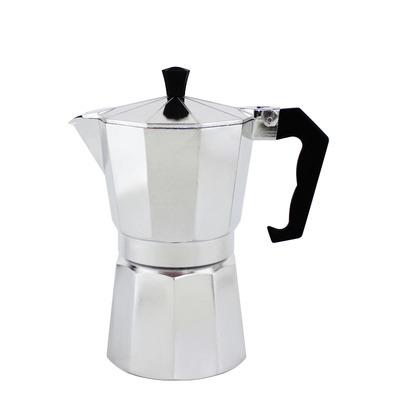 China 1 Cup Coffee Maker Industrial Aluminum Espresso Coffee Pot Mocha Maker Multiple Size Coffee Bottle for sale