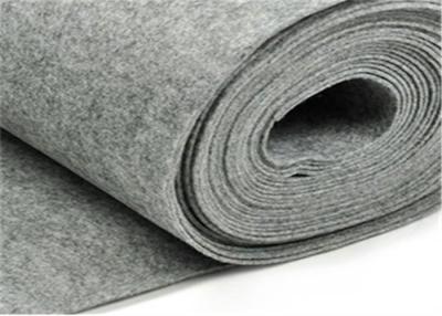 China Customized Thickness Recycled Felt Fabric For Carpets , Grey Non Woven Felt for sale