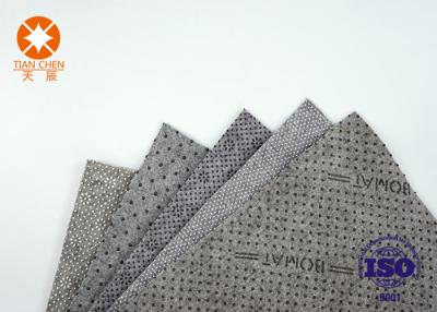 China CE Approval Non Slip Underlayment Felts PVC Coated 4m Width With Black / White Dots for sale