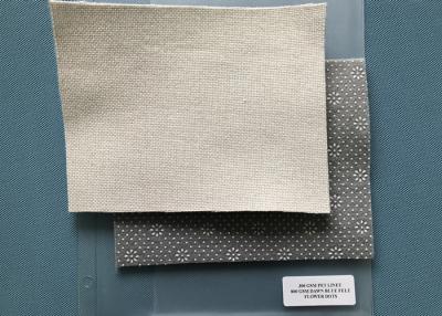 China Marshmallow 280gsm Needle Punched Non Woven Fabric Anti - Slip PVC Dots Coated for sale