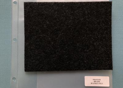 China Black Phantom 380gsm Non Woven Felt Fabric , Blanket Felt Heat Resistant for sale