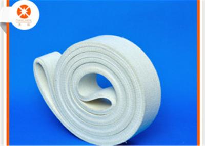 China White Sealing Felt Durable Polyester Belt , Felt Conveyor Belt Extrusion Initial Table for sale