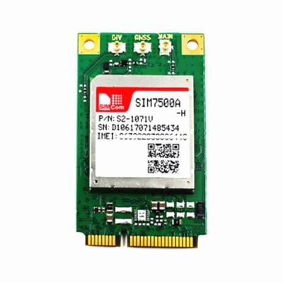 China Network transmission SIMCOM SIM7500 A-H North America LTE area SIM7500A-H-PCIE SIM7500SA-H-PCIE SIM7500SA-H-PCIEA with MINI PCIE interface for sale