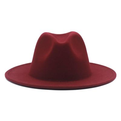 China kc 2021 newest design ladies hat women jazz fashion casual wool hat British style hats for sale