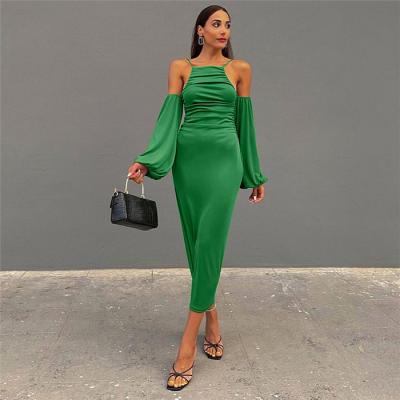 China 2021 Women's New Arrival Breathable Cavity Backless Clothing Strapless Strapless Bodycon Dress Women's Fall Dress for sale