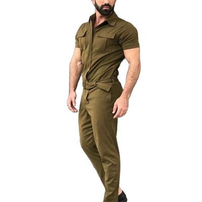 China New kc Frontier Men's L040 2020 QUICK DRY Amazon Belt Casual One-Piece Uniform Overall Pant Suit Work Wear for sale