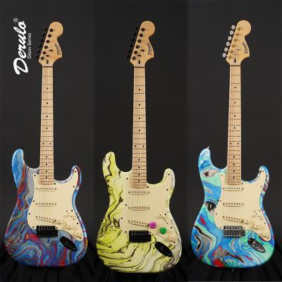 China High Quality OEM 6Strings Electric Guitar Phx Derulo Electric Guitar St Guitar 22Frets Swirl Paint Phx Body Hard Maple Neck&Fretboard for sale