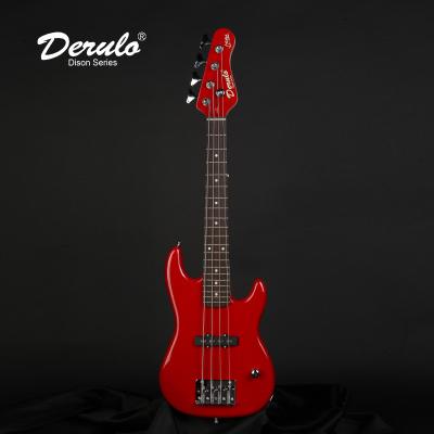 China Phoenix Derulo Electric Bass Guitar OEM 4 Strings MINI Travel Bass Phoenix Custom For Kid Musical Instruments Child Electric Bass Custom for sale