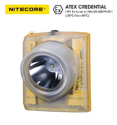 China PC NITECORE EH1 260 Lumens IP68 ATEX Explosion Proof Led Cordless Mining Headlamp for sale