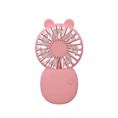 China Low Noise Household USB ABS Rechargeable Material Lightweight Mini Handheld Fan for sale