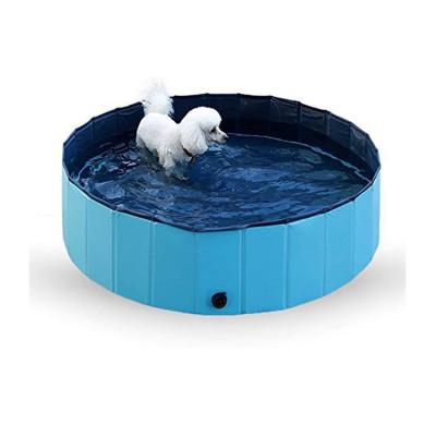 China Foldable /Anti-slip Customizable Size For Summer Dog Pool Bath Tub Plastic Swimming Pools For Pets for sale