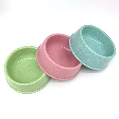 China Viable in stock high quality dog ​​e-Co friendly cat food water feeder plastic bowl for sale