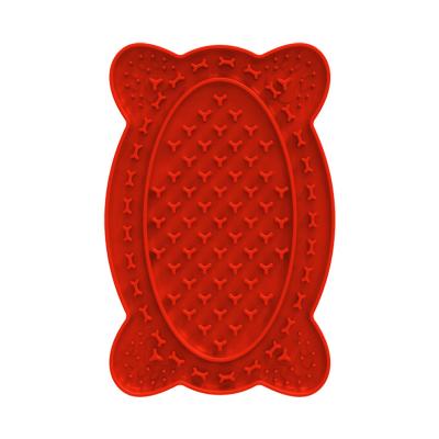 China Sustainable Licking Pad Dog Food Grade Silicone Slow Eating Lick Driver Mat for sale