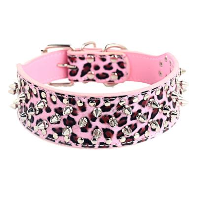 China Stored Durable Anti-Separation Dog Collar Small Dog Collar Anti-bite Rivet Collar for sale