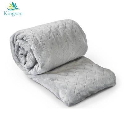 China Disney china supplier cotton anti-pilling pink minky blue color weighted blanket heavy weighted blanket for adult for sale