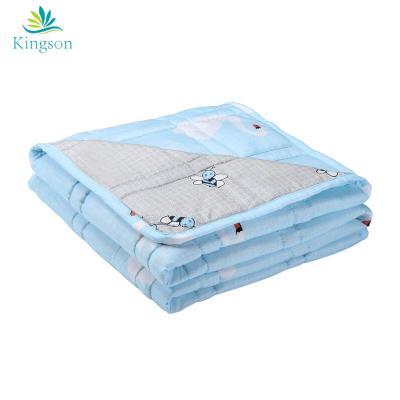 China Anti-pilling organic cotton blanket weighted Amazon Prime 5 Ib weighted blanket children with glass beads for autism for sale