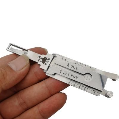 China 100% Original Common Locksmith Lishi K5 2in1 Decoder and Pick Locksmith Tools for sale