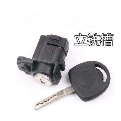 China The practice lock cylinder car door lock cylinder for Opel vertical milling slot left the door lock cylinder for sale