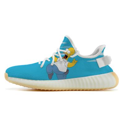 China Fashion trend Yezzy 350 style custom sneaker MOQ1 Yeezy rock real simpsons running shoes 1 private design men and women Booost for sale