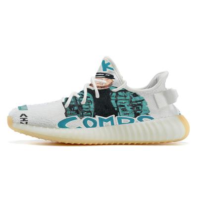 China Fashion Trend Yezzy 350 Style Custom Sneaker MOQ1 Yeezy Rock Real Booost Mens And Womens Private Design Luke Cobms 3 Running Shoes for sale