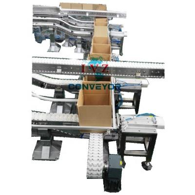 China Oil Resistant Modular Plastic Flexible Chain Conveyor For Manufacturing for sale