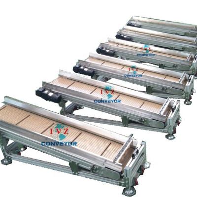 China Food / Beverage / Bags / Boxes / Small Easy Cleaing Belt Conveyor IVZ Modular Conveyor for sale