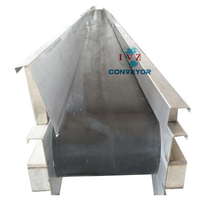 China Food / Beverage / Bags / Boxes / Easy Cleaing Banana Orange Mango Fruit Flat Thick Rubber Belt Conveyor for sale