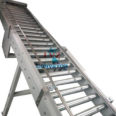 China Food/Beverage/Bags/Boxes/Tire IVZ Carbon or Stainless Steel Roller Conveyor Supplier For Carton Box Transfer Conveyor Roller for sale