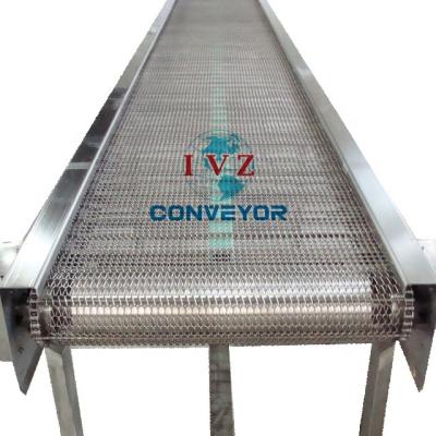 China Oil Resistant Wire Mesh Conveyor Belt for sale