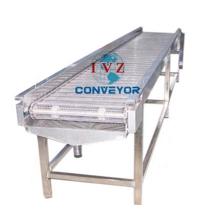 China IVZ Oil Resistant Stainless Wire Mesh Conveyor for sale