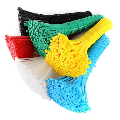 China JIESSO factory price high quality colorful nylon self-locking cable ties for sale