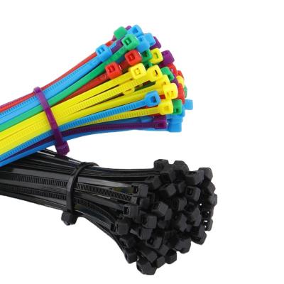 China JIESSO Nylon Plastic Self Locking 66 Nylon Cable Ties Color Global Standard Cable Ties for sale