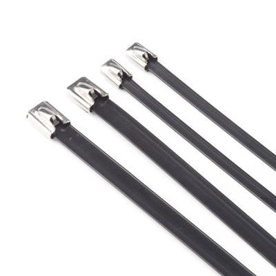 China Stainless Steel 304 Stainless Steel Cable Tie Stepped Stainless Steel Cable Tie 4.6*300 Buckle Self-Locking Cable Tie for sale