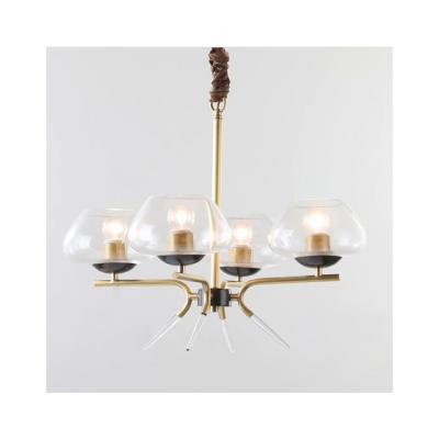 China 2021 Contemporary New Design Luxury Living Room Lighting Decoration Blown Glass Chandelier for sale