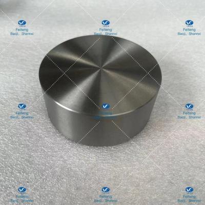 China ATSM B381 Gr5 Pickled Titanium Discs Nonmagnetic Titanium Round Plate φ85*35 for sale