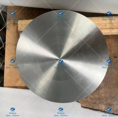 China Gr9 Non Toxic Titanium Discs Light Weight Pickled Round Plate ATSM B381 for sale