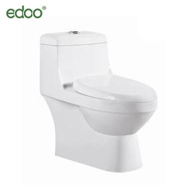 China High Grade Double-Flow in Western Raw Material Design Strap Washdown Two-Piece Toilet with Cover Seat Gloss Toilet Smoothly for sale